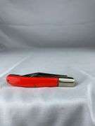 Kutmaster USA Two-Blade Pocket Knife with Orange Handle