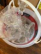 Mixed Household Lot: Glassware, Clock, Decor & More