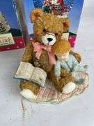 Winnie the Pooh Clock, Snow Globes, Musical Figurine and Stoneware Lot