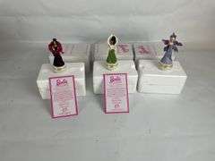 Set of Three Avon Barbie Collectibles Flower Boxes