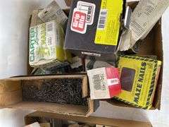 Lot of Assorted Fasteners - Nails, Screws, and More