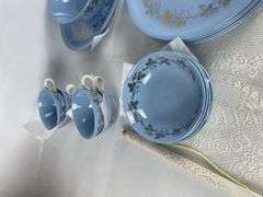 Sky Tone Pattern China Set