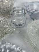 Collection of Clear Glassware - Bowls, Plates, and More