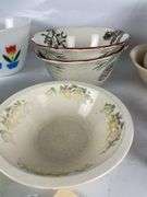 Mixed Glassware Lot: Pitcher, Bowls, and More