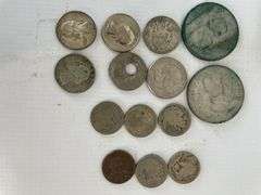 US Coins and Currency: Dollars, Pre-1964 Coins, State Quarters, and Two Dollar Bill