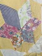 Handmade Quilt with Patchwork Star Pattern