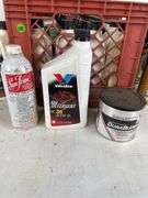 Mixed Lot of Automotive Lubricants, Oil, and Brake Cleaner