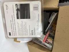 Mixed Lot of Shop Tools & Supplies: Staple Gun, First Aid Kit, Wet Stones & More