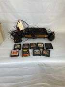 Atari 2600 Console with Games and Controllers
