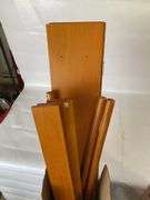 Wooden Bookshelf and Over the Window Shelf