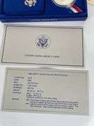 1986 Liberty Silver Dollar - Ellis Island, Gateway to America - Proof
