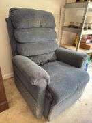 Blue Cloth Electric Lift Recliner Chair