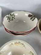 Mixed Glassware Lot: Pitcher, Bowls, and More