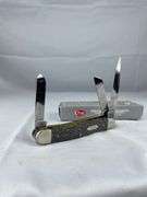 Case XX 25573 Black Sycamore Wood Stockman Pocket Knife