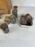 Box and Jars of Assorted Screws