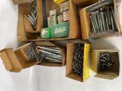 Assorted Bolts, Screws, Anchors and Fasteners