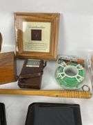 Household Assortment: Ironing Board, Dog Gate, Picture Frames & More
