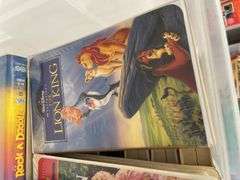 Large Collection of Disney VHS Tapes and DVDs