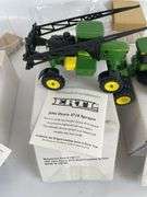 Ertl John Deere 1/64 Scale Diecast Tractors and Sprayer Set with COAs