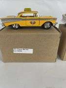 1/32 Scale 1955 Chevy Stepside Pickup & 1957 Chevy Bel Air Taxi Model Cars