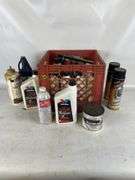Mixed Lot of Automotive Lubricants, Oil, and Brake Cleaner
