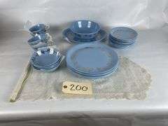 Sky Tone Pattern China Set