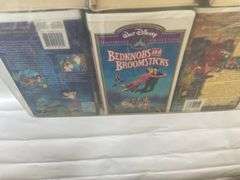Large Collection of Disney VHS Tapes and DVDs