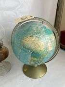 Table Lamps and World Globe