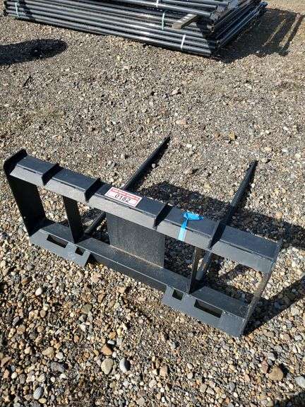 skid steer hay fork image