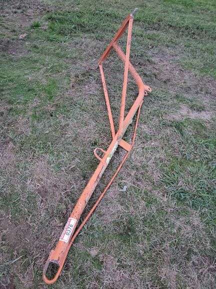 Orange 3pt boom lift image