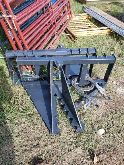 Tree puller skid steer or tractor image