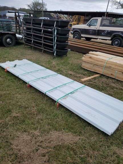 bundle of 50 sheet white 12' long tin image