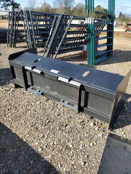 skid steer snow pusher 7ft image