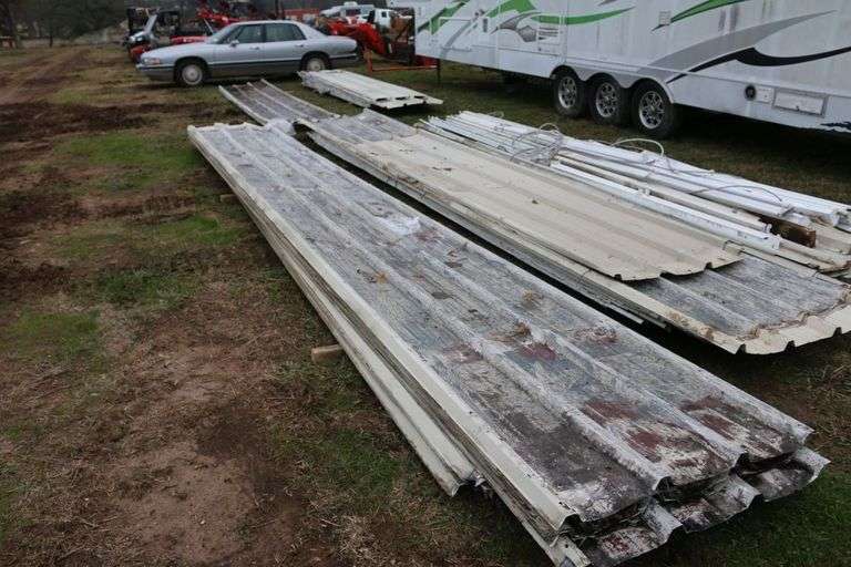 Stack Of Used Tin Various Lengths image