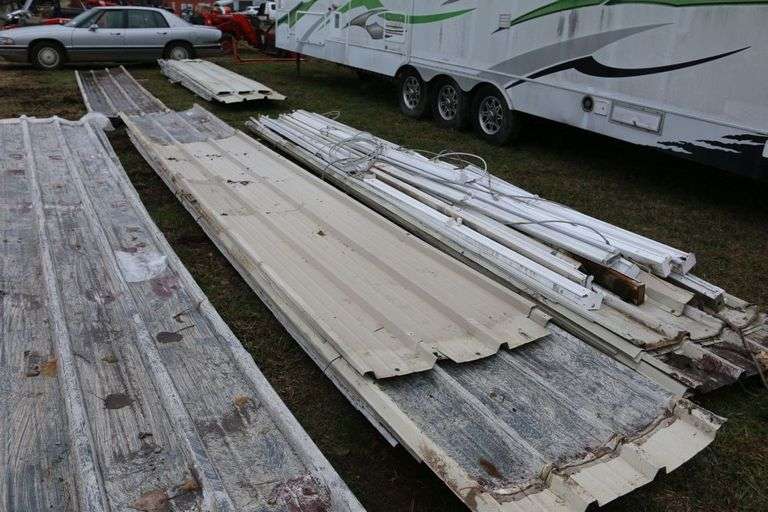 Stack Of Used Tin Various Lengths image