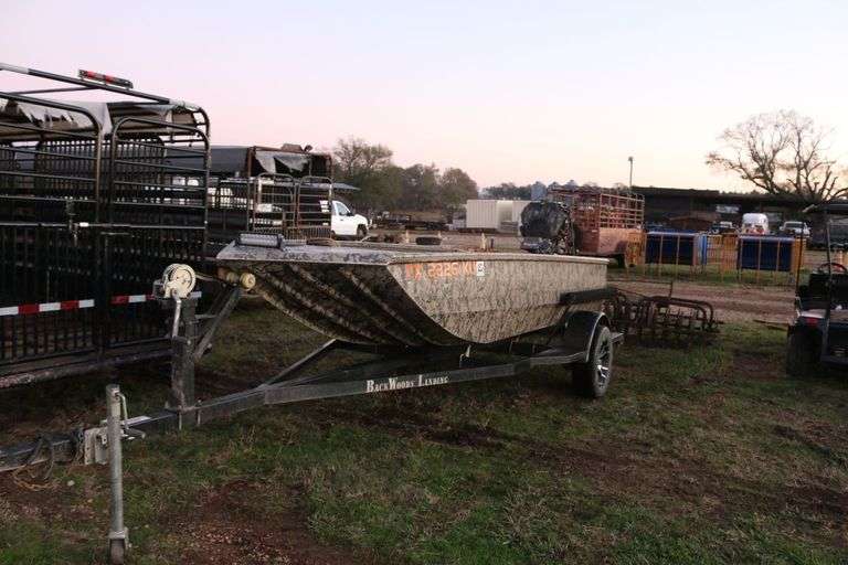 2021 Edge Boat- 15' Long 48" wide- TITLE FOR BOAT AND MOTOR- NO TITLE ON TRAILER image