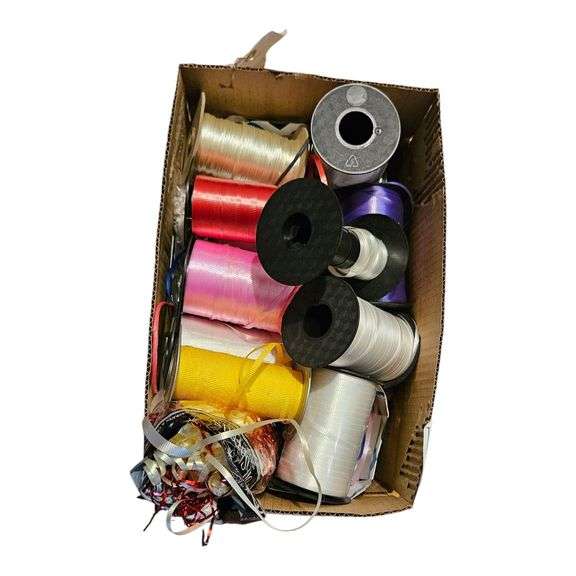 Large Box of Gift Wrapping Ribbon image