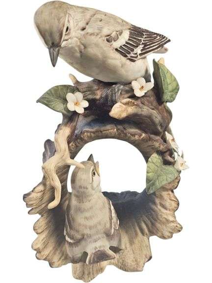 Homco “Masterpiece” Hand-Painted Porcelain Bird Figurine image