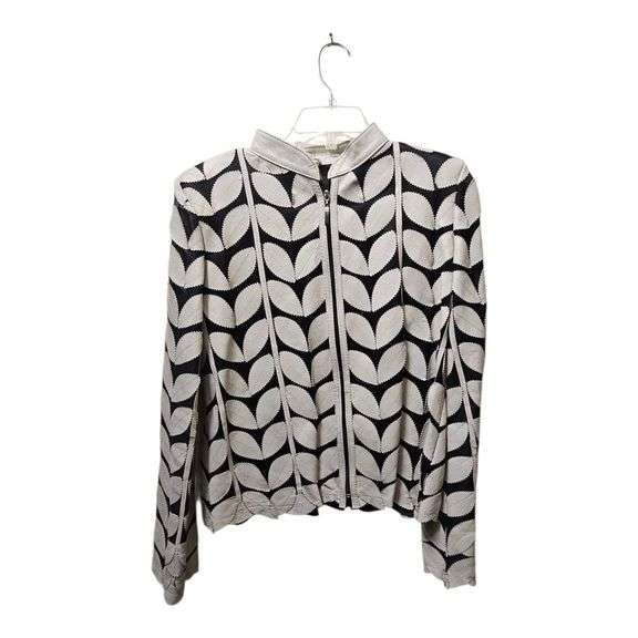 Women’s Black & White Patterned Jacket – Size M image