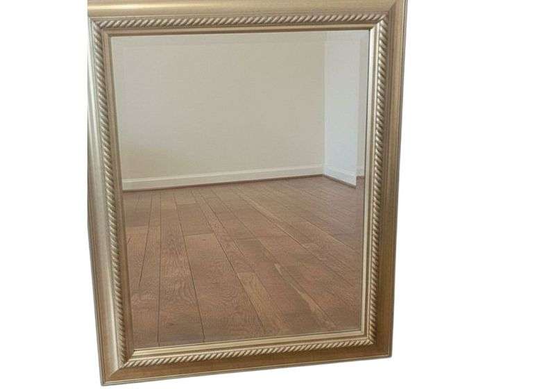 Elegant Gold-Framed Wall Mirror image