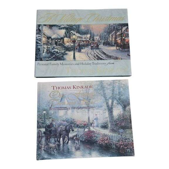 Lot of 2 Thomas Kinkade Memory Books image