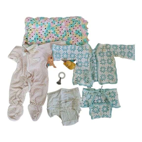 Vintage Baby Keepsake Lot image