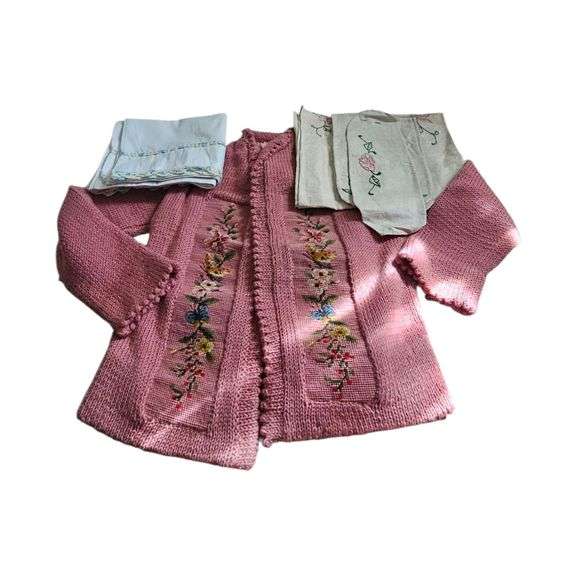 Vintage Handcrafted Textile Lot image