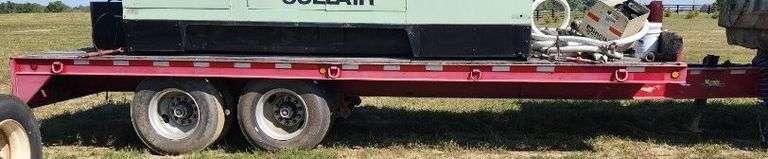 Heavy Duty Tandem Trailer. 348"x102" image