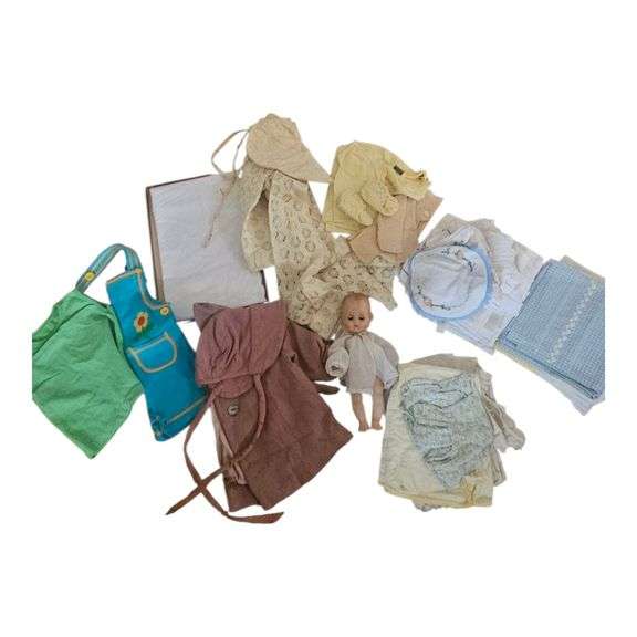 Vintage Baby & Doll Clothing Lot image
