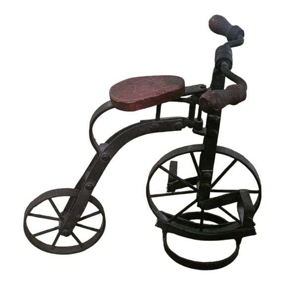 Antique Cast Iron Tricycle image