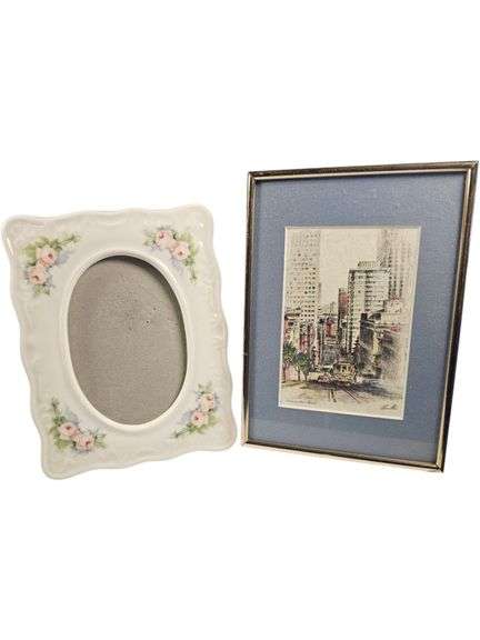 Pair of Framed Decorative Pieces image