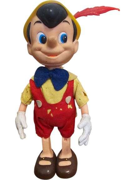 Vintage R. Dakin & Co. Walt Disney Pinocchio Doll – 1960s – Rare Collectible image