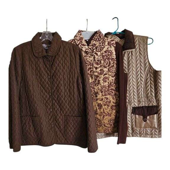 Women’s Quilted & Patterned Jackets – Size Medium image