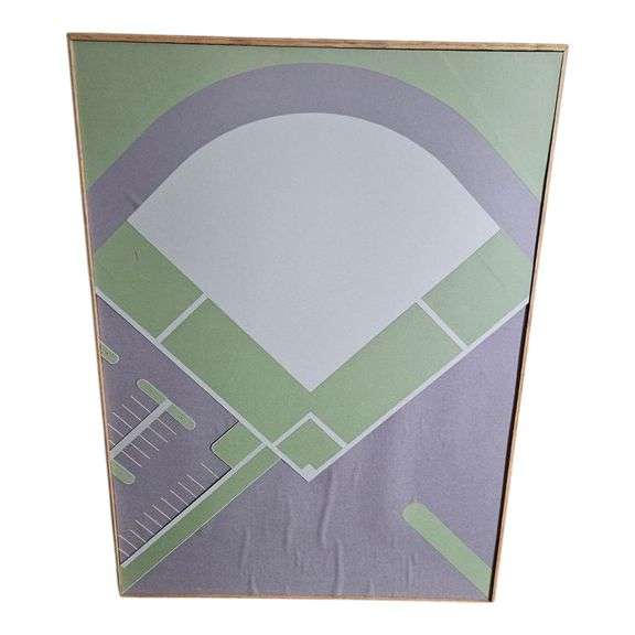 Modern Abstract Stadium Wall Art image